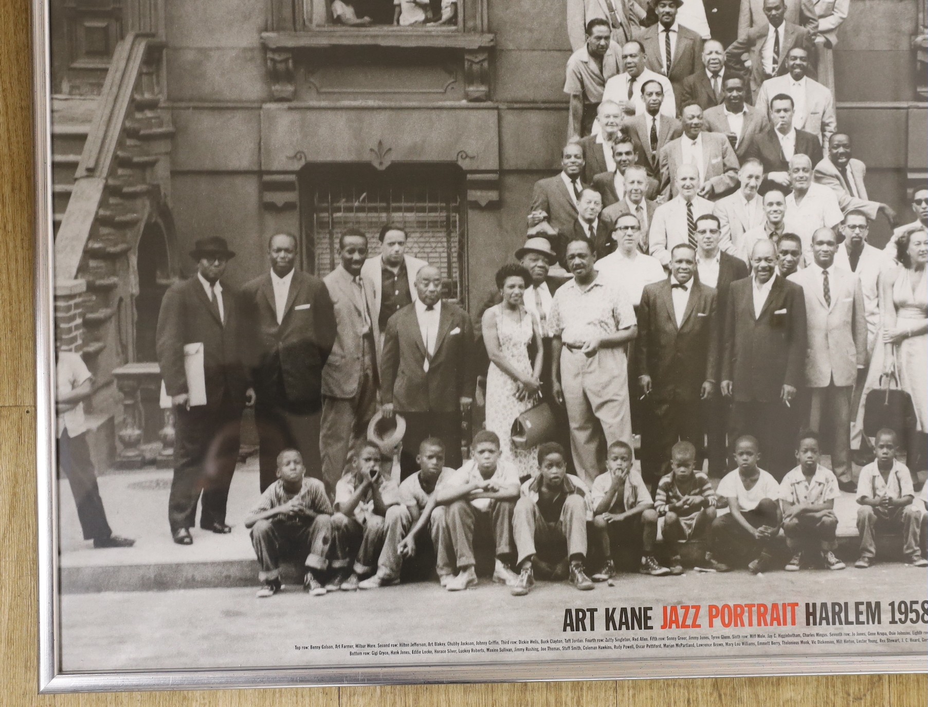 Art Kane Jazz portrait Harlem 1958, 88cms wide x 60cms high